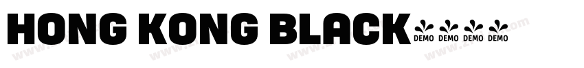 HONG KONG BLACK字体转换